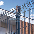 3D curved PVC metal welded wire mesh panel