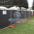 Hot galvanized spear top security fence