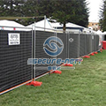 Hot galvanized spear top security fence