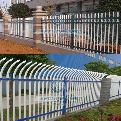 Galvanized steel fence with double extension arms exporter Hebei
