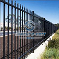 Galvanized Steel Anti-intruder Fences With Double Extension Arms